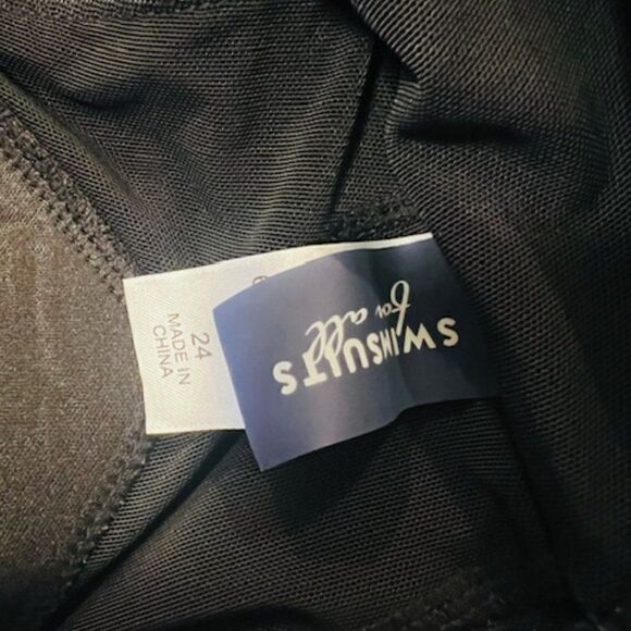 Swimsuits for All Mesh Wrap Bandeau Swimsuit size 24 - Picture 8 of 8